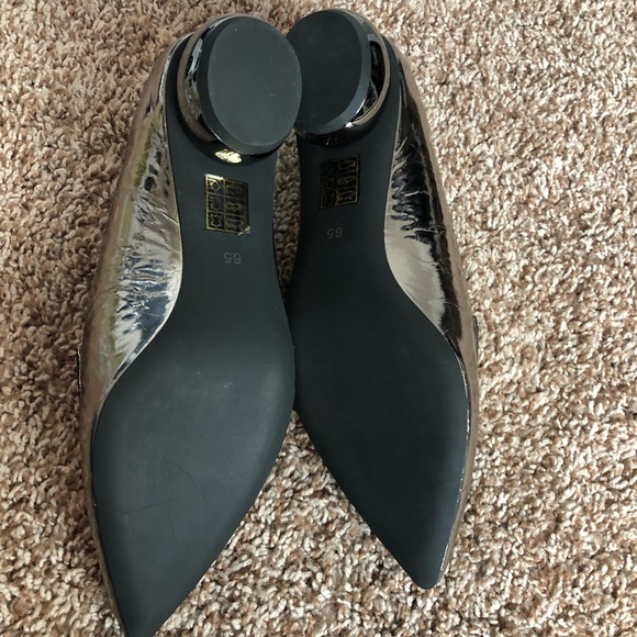 JEFFREY CAMPBELL NWB Viona Metallic Loafer 6.5 - Picture 3 of 4